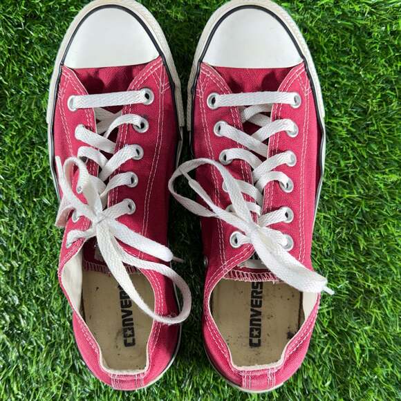 Vintage Converse Chuck Taylor All Star Low Top Maroon Made in USA - Picture 9 of 9